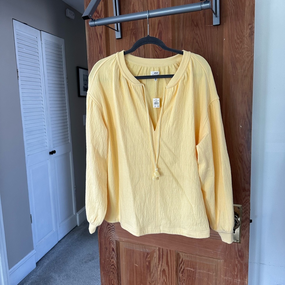 Yellow Women's Aerie Sweatshirt